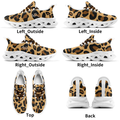 meeshy AIR Athletic Sneaker - Leopard Braun - Damen Sneaker JLR Design
