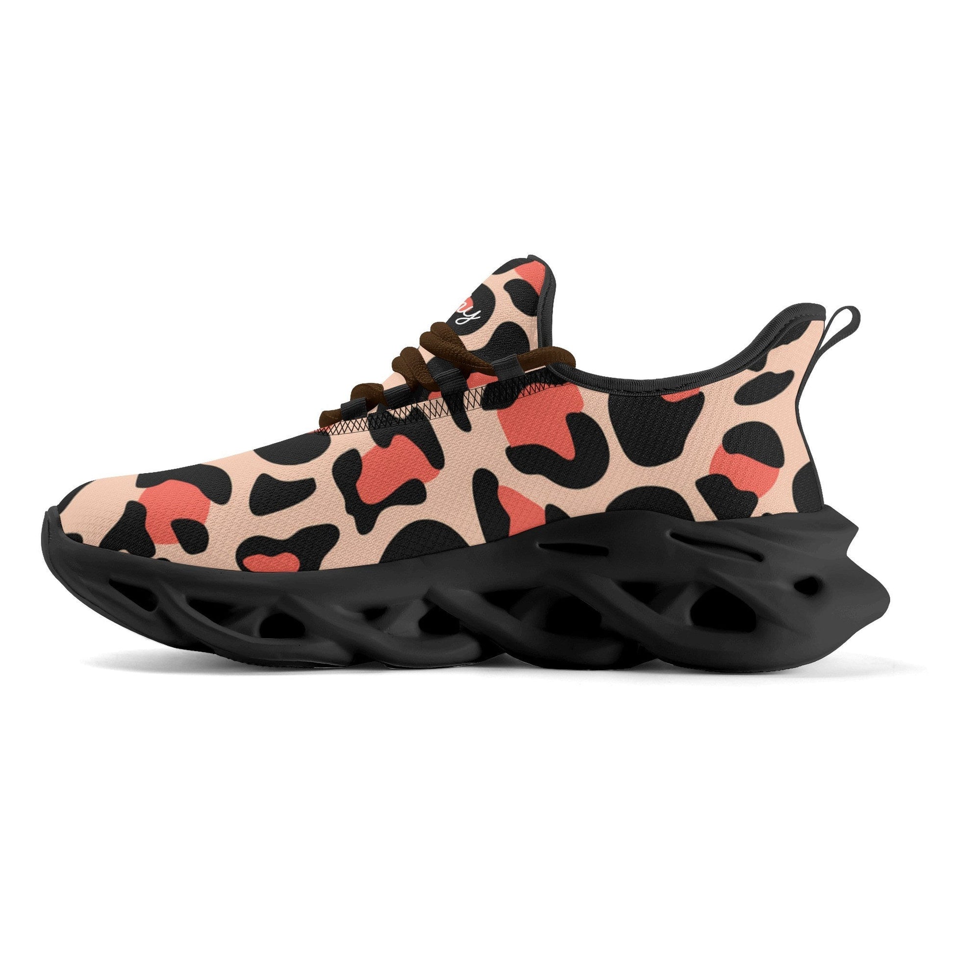 meeshy AIR Athletic Sneaker - Leopard Coral - Damen Sneaker JLR Design