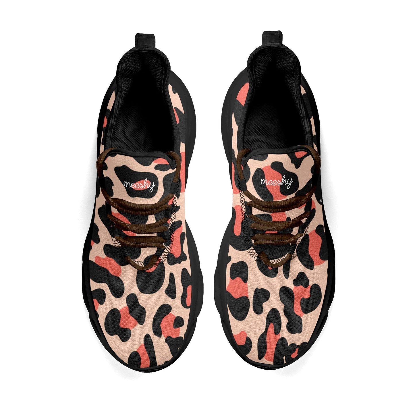 meeshy AIR Athletic Sneaker - Leopard Coral - Damen Sneaker JLR Design