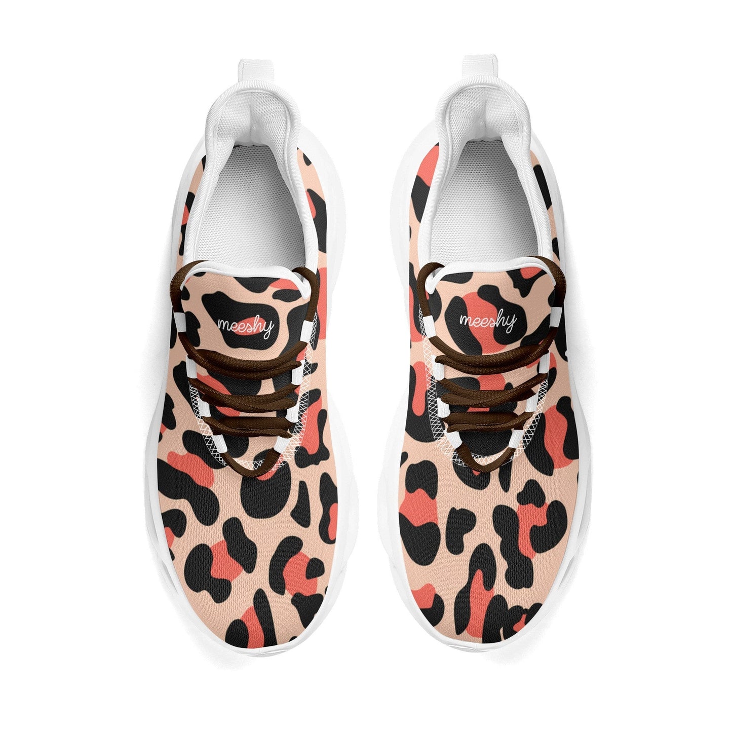meeshy AIR Athletic Sneaker - Leopard Coral - Damen Sneaker JLR Design