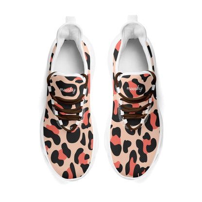 meeshy AIR Athletic Sneaker - Leopard Coral - Damen Sneaker JLR Design