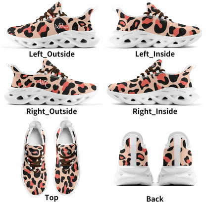 meeshy AIR Athletic Sneaker - Leopard Coral - Damen Sneaker JLR Design