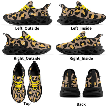 meeshy AIR Athletic Sneaker - Leopard Gold - Damen Sneaker JLR Design