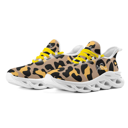 meeshy AIR Athletic Sneaker - Leopard Gold - Damen Sneaker JLR Design