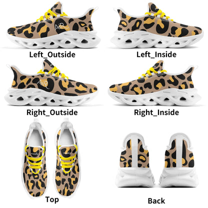 meeshy AIR Athletic Sneaker - Leopard Gold - Damen Sneaker JLR Design