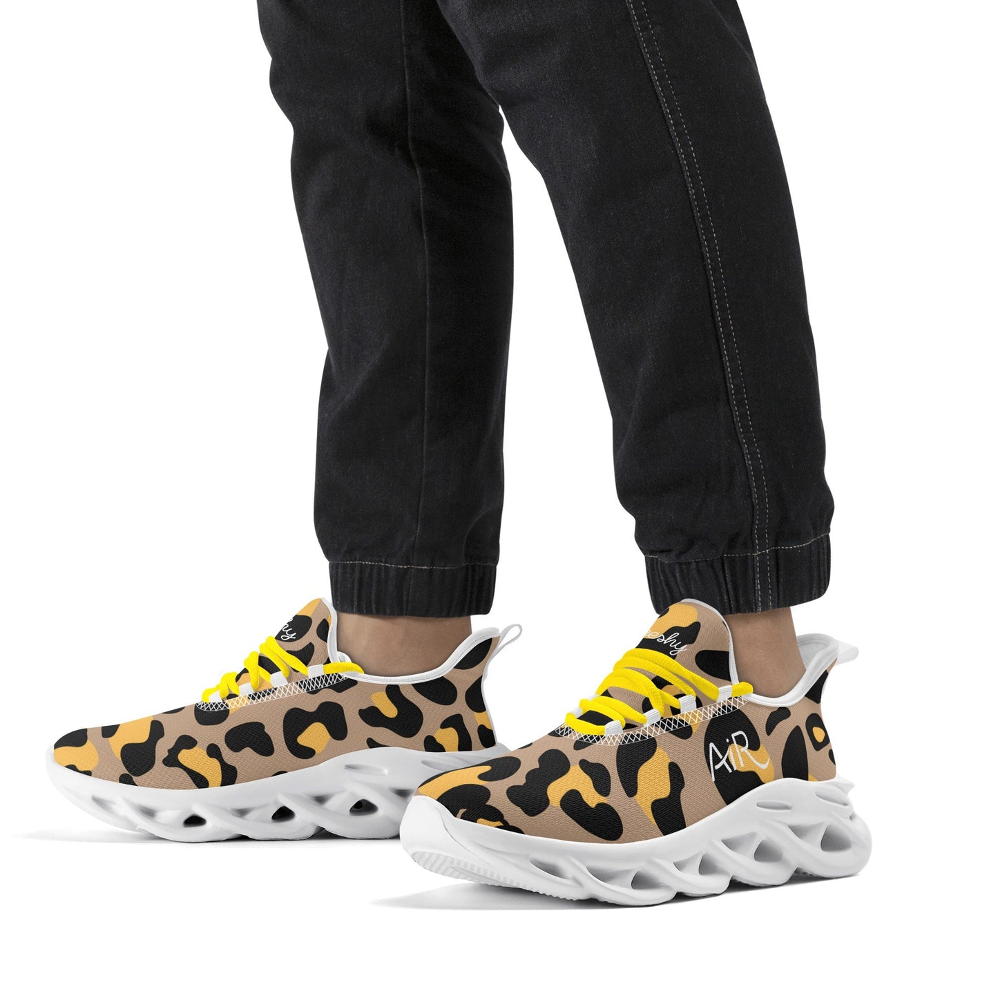 meeshy AIR Athletic Sneaker - Leopard Gold - Herren Sneaker JLR Design