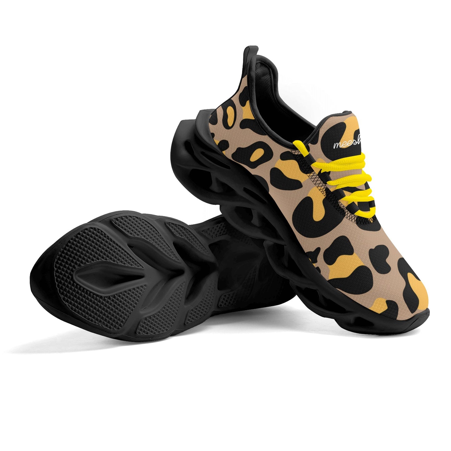 meeshy AIR Athletic Sneaker - Leopard Gold - Herren Sneaker JLR Design