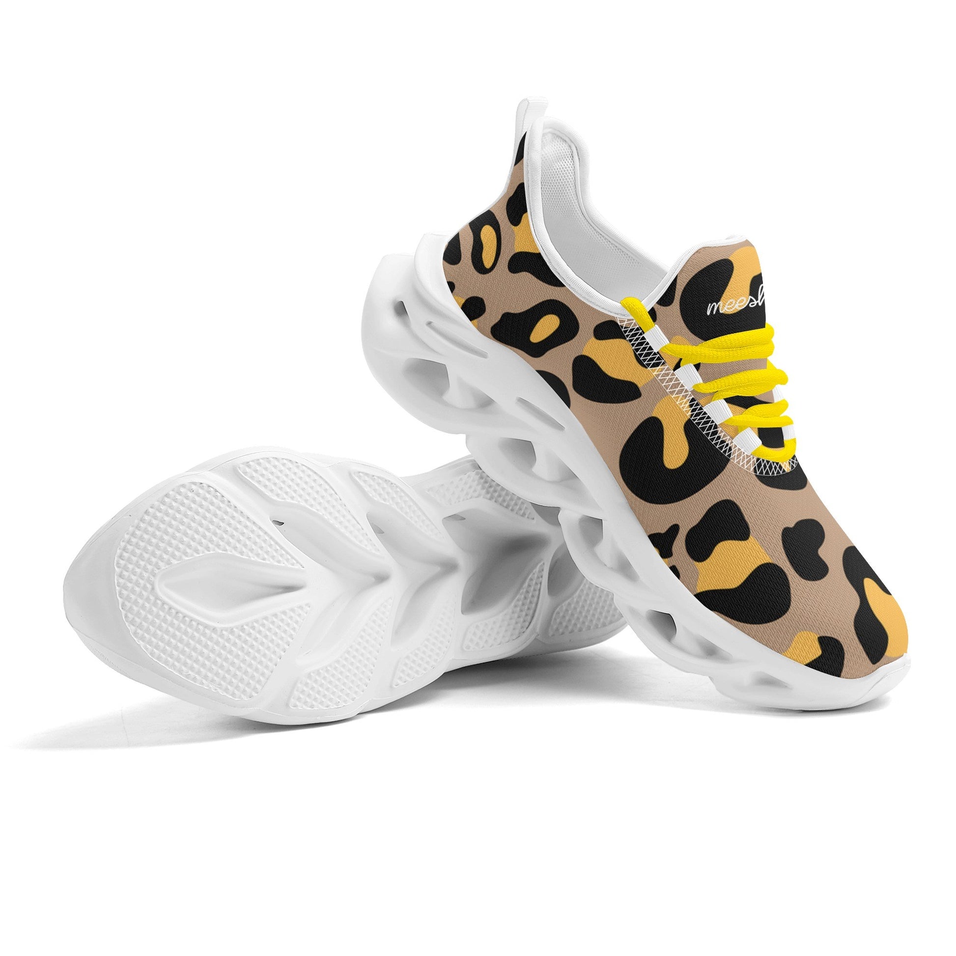meeshy AIR Athletic Sneaker - Leopard Gold - Herren Sneaker JLR Design