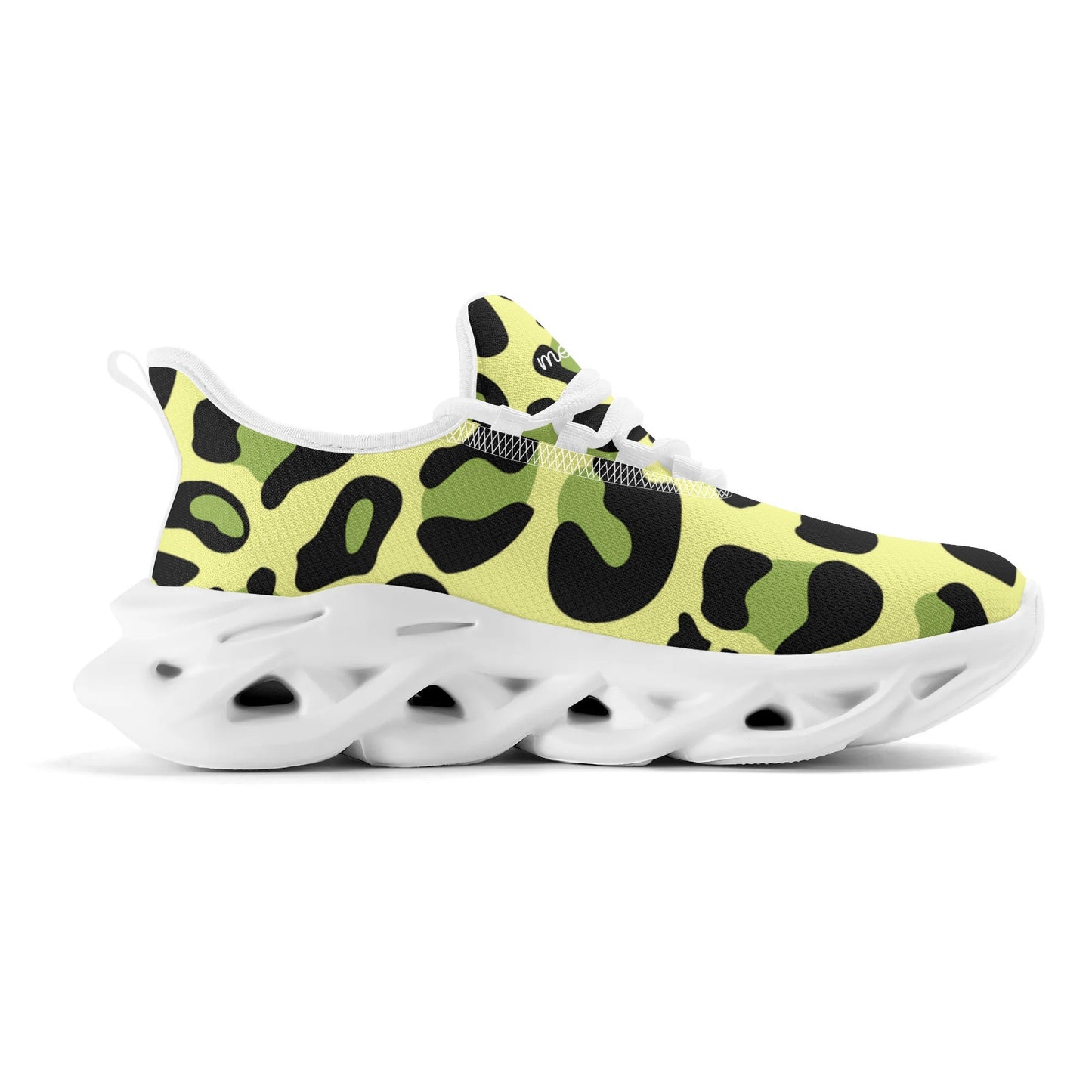 meeshy AIR Athletic Sneaker - Leopard Grün - Damen Sneaker JLR Design