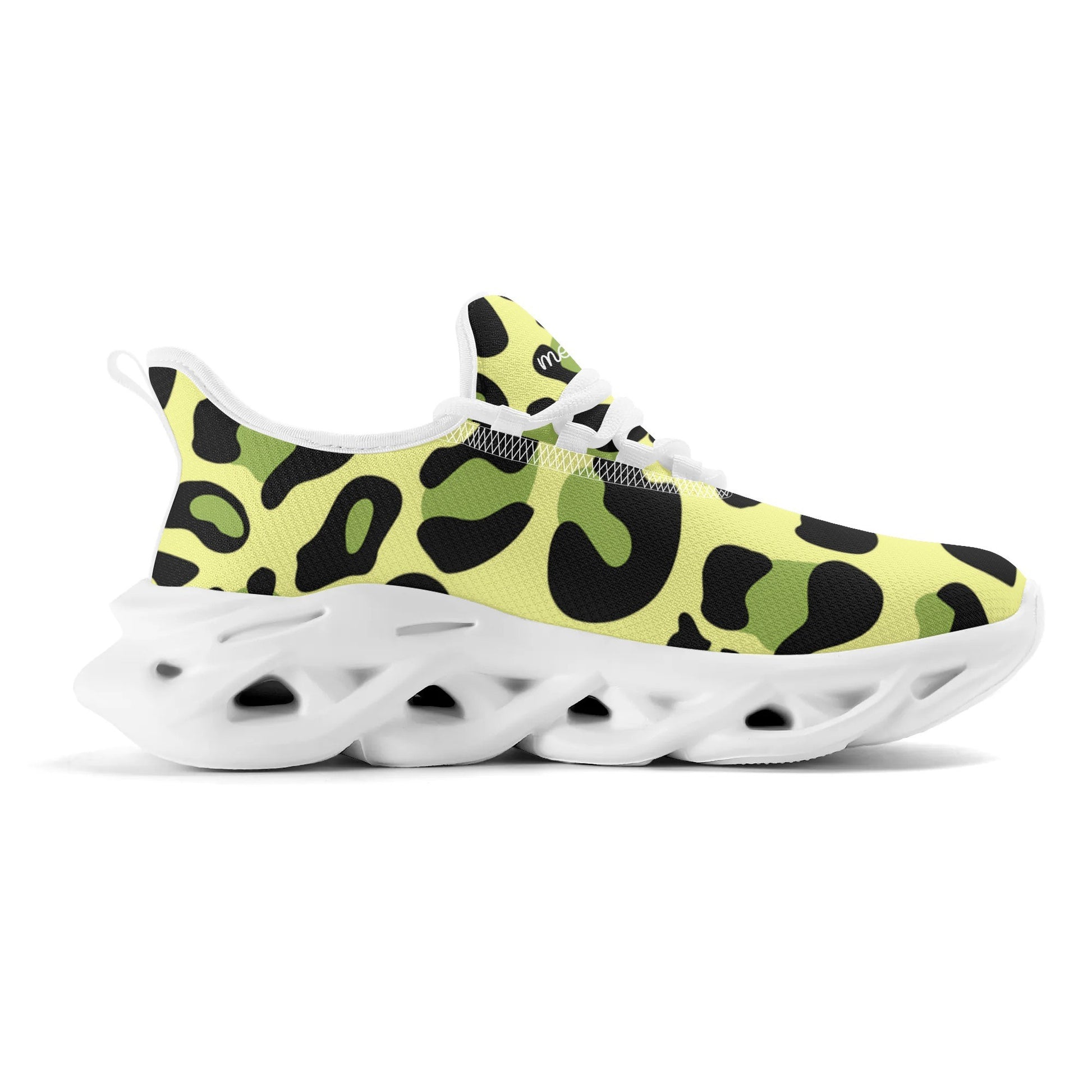 meeshy AIR Athletic Sneaker - Leopard Grün - Damen Sneaker JLR Design