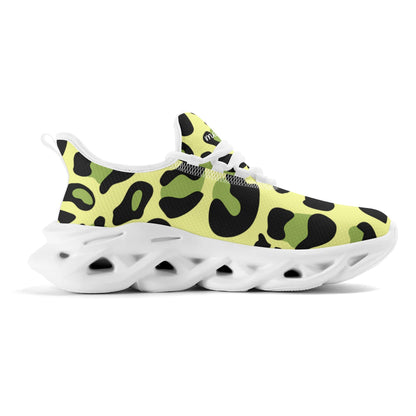 meeshy AIR Athletic Sneaker - Leopard Grün - Damen Sneaker JLR Design