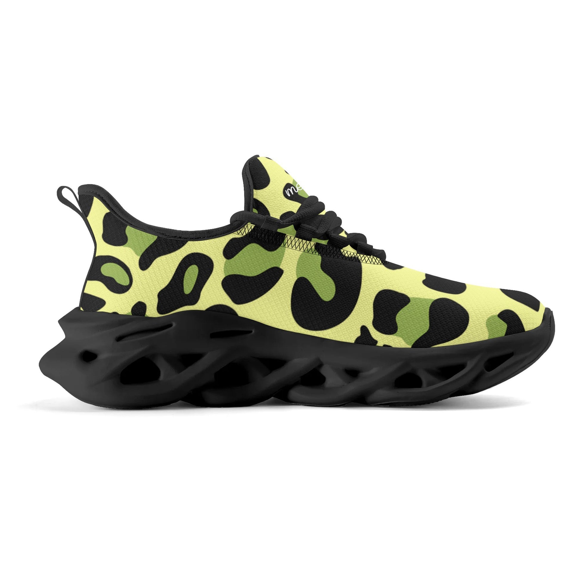 meeshy AIR Athletic Sneaker - Leopard Grün - Damen Sneaker JLR Design