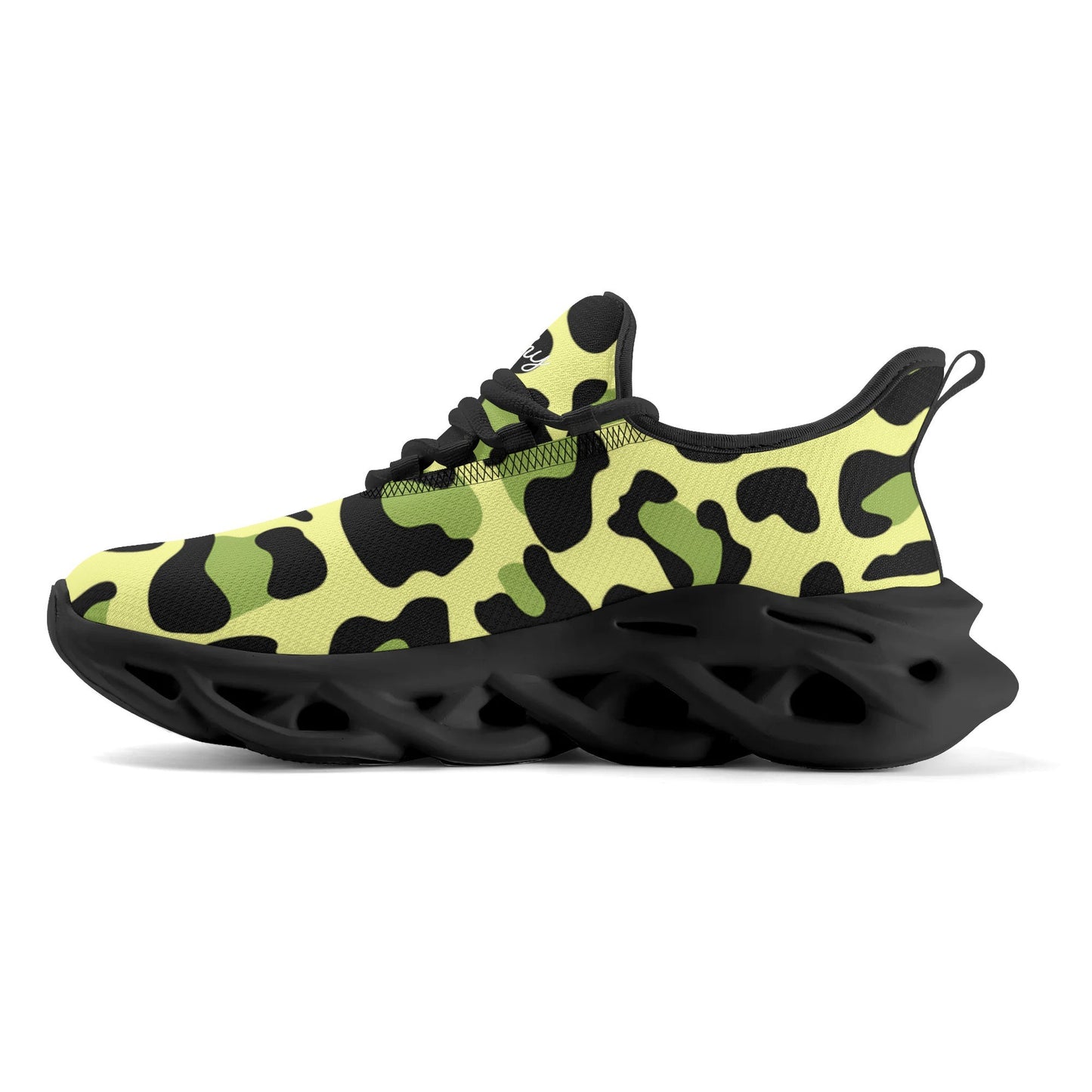 meeshy AIR Athletic Sneaker - Leopard Grün - Damen Sneaker JLR Design