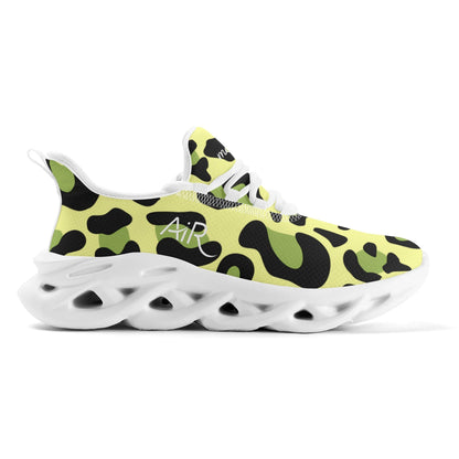 meeshy AIR Athletic Sneaker - Leopard Grün - Damen Sneaker JLR Design