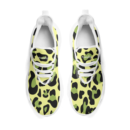 meeshy AIR Athletic Sneaker - Leopard Grün - Damen Sneaker JLR Design