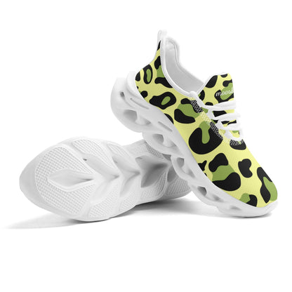 meeshy AIR Athletic Sneaker - Leopard Grün - Damen Sneaker JLR Design