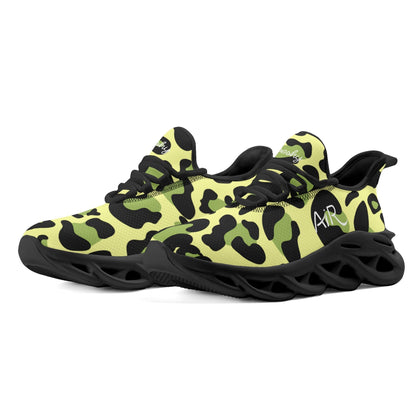 meeshy AIR Athletic Sneaker - Leopard Grün - Damen Sneaker JLR Design