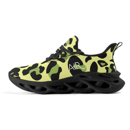 meeshy AIR Athletic Sneaker - Leopard Grün - Damen Sneaker JLR Design