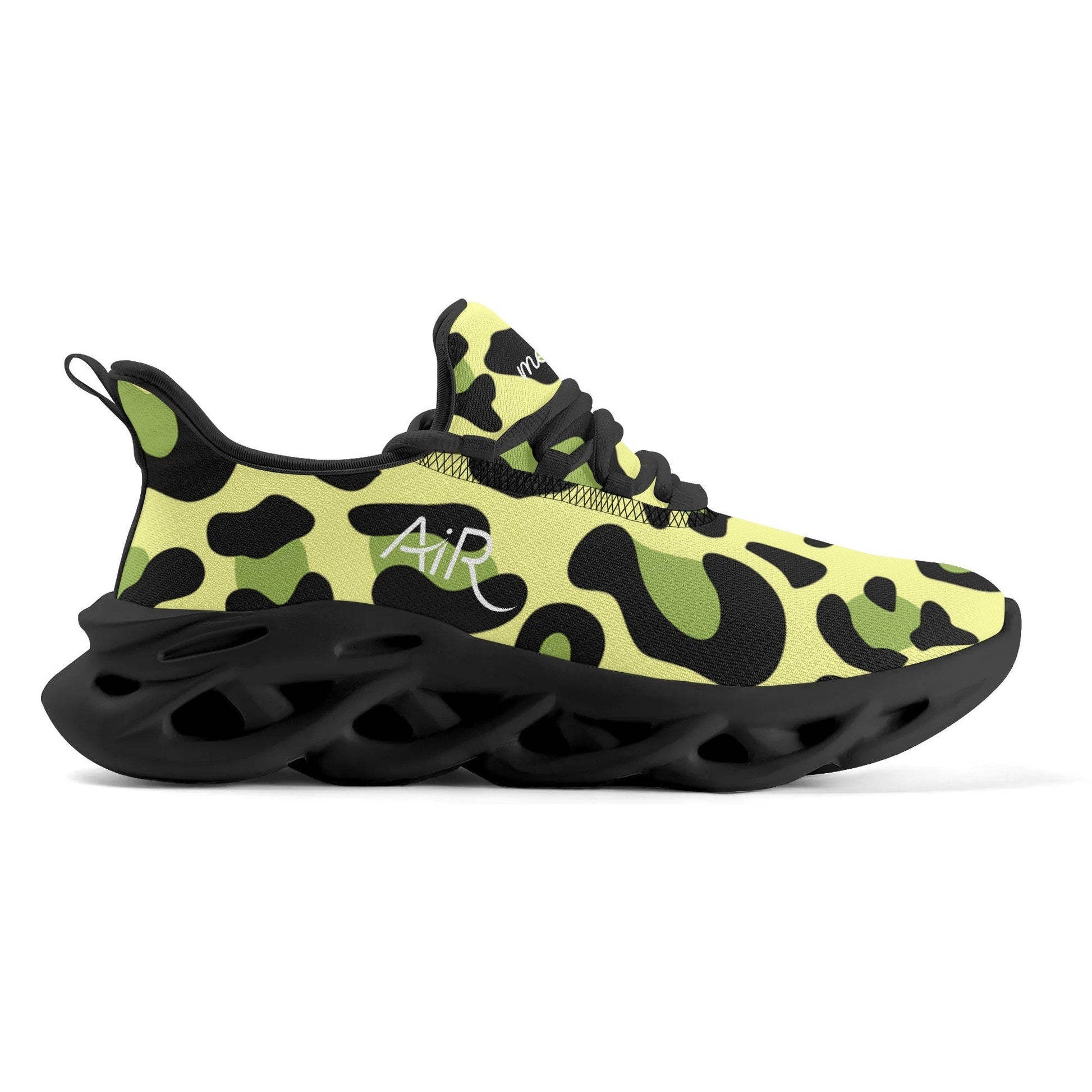 meeshy AIR Athletic Sneaker - Leopard Grün - Damen Sneaker JLR Design