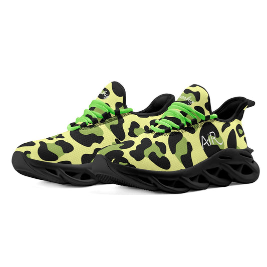 meeshy AIR Athletic Sneaker - Leopard Grün - Herren Sneaker JLR Design