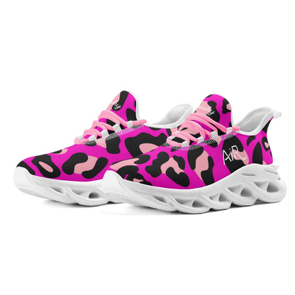 meeshy AIR Athletic Sneaker - Leopard Pink - Damen Sneaker JLR Design