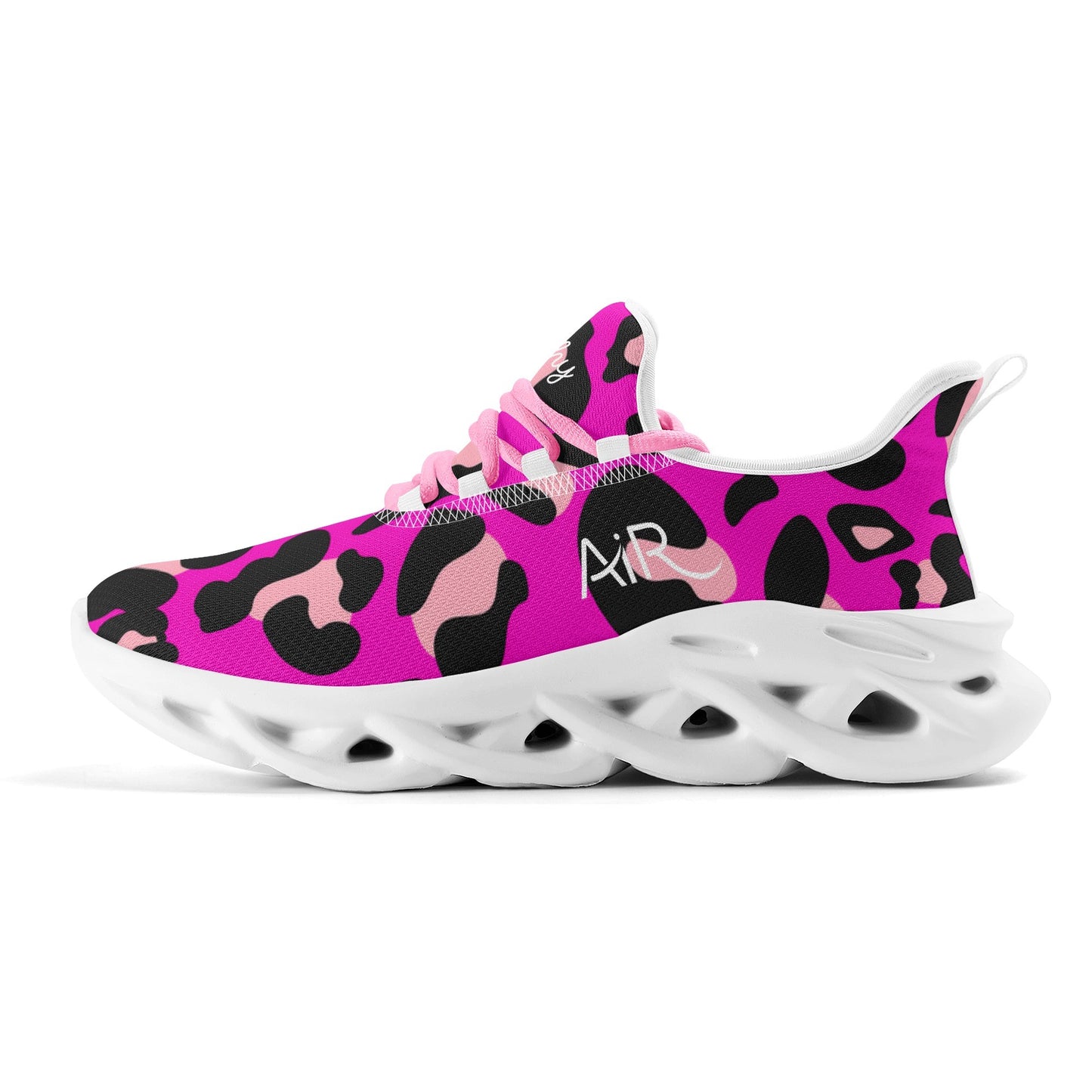 meeshy AIR Athletic Sneaker - Leopard Pink - Damen Sneaker JLR Design