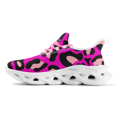 meeshy AIR Athletic Sneaker - Leopard Pink - Damen Sneaker JLR Design
