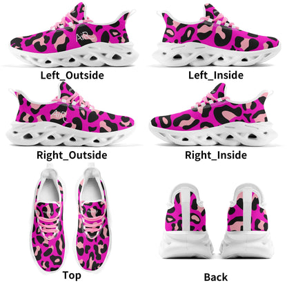 meeshy AIR Athletic Sneaker - Leopard Pink - Damen Sneaker JLR Design