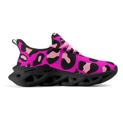 meeshy AIR Athletic Sneaker - Leopard Pink - Damen Sneaker JLR Design