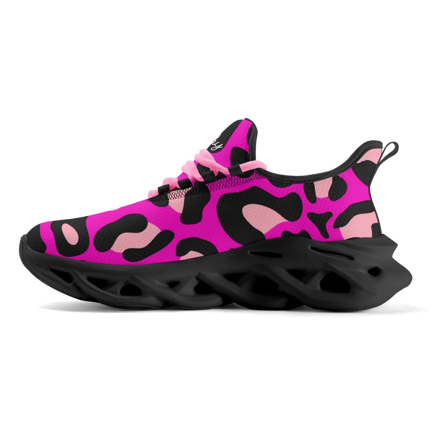 meeshy AIR Athletic Sneaker - Leopard Pink - Damen Sneaker JLR Design