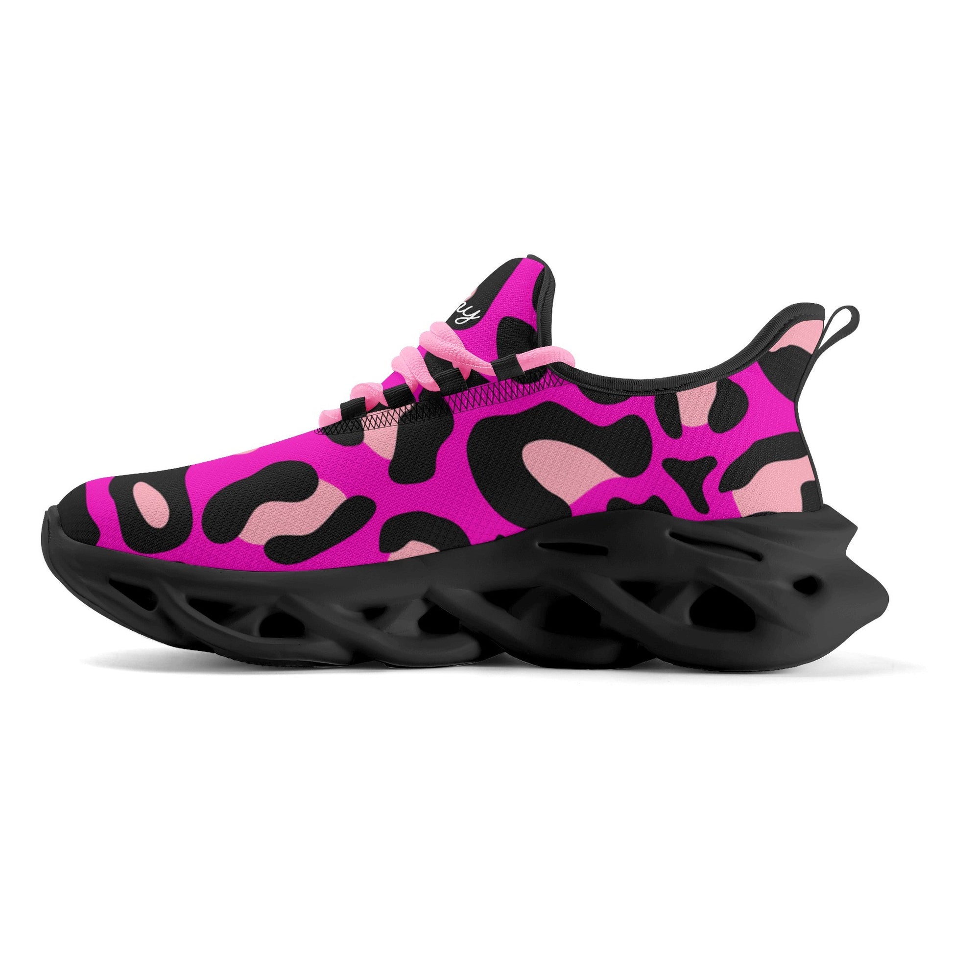 meeshy AIR Athletic Sneaker - Leopard Pink - Damen Sneaker JLR Design