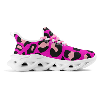 meeshy AIR Athletic Sneaker - Leopard Pink - Damen Sneaker JLR Design