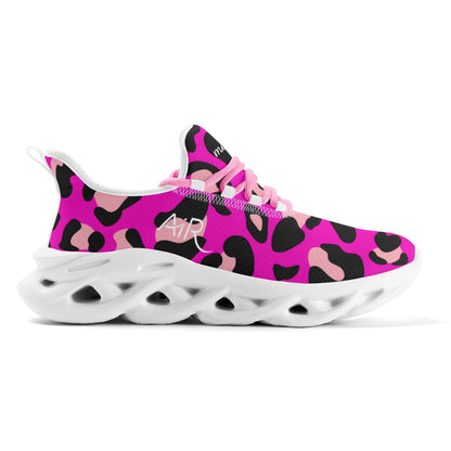 meeshy AIR Athletic Sneaker - Leopard Pink - Damen Sneaker JLR Design