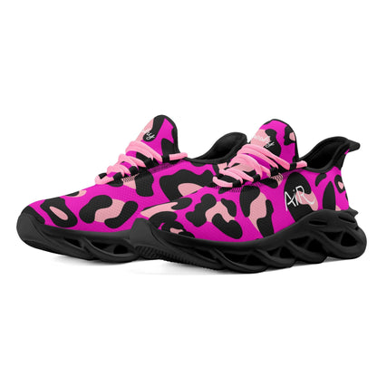 meeshy AIR Athletic Sneaker - Leopard Pink - Damen Sneaker JLR Design