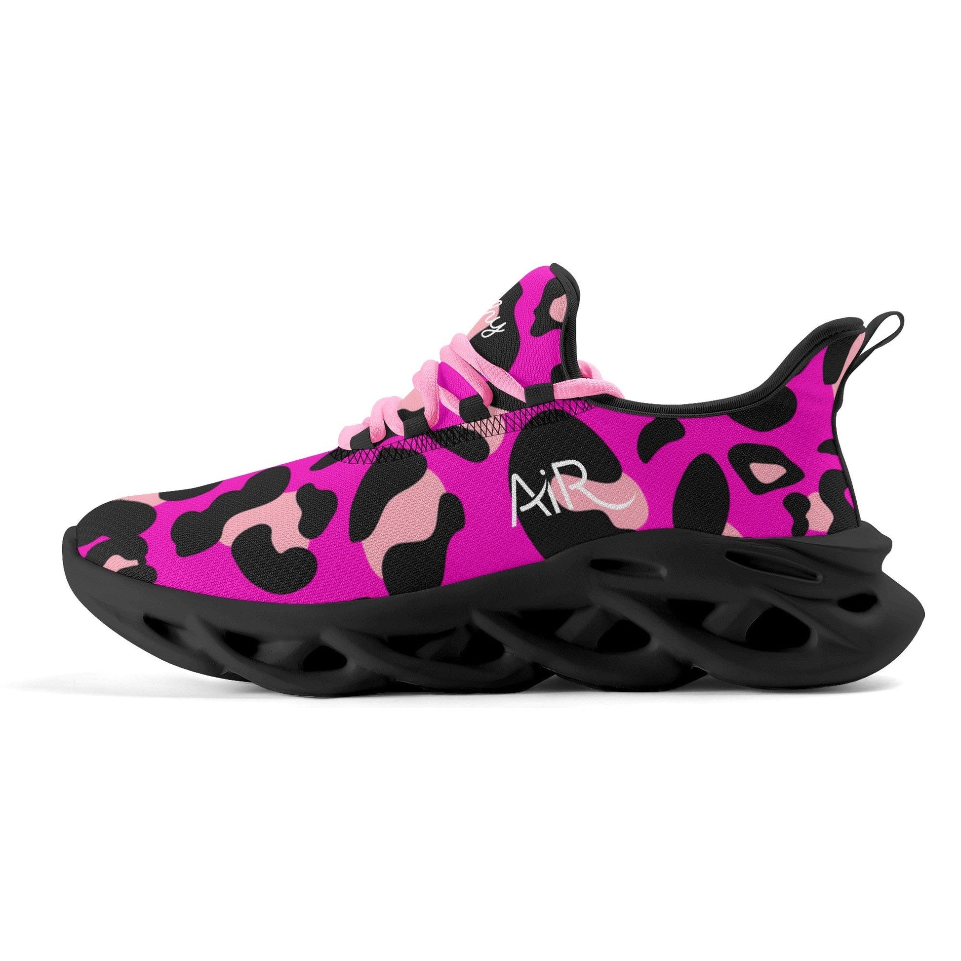 meeshy AIR Athletic Sneaker - Leopard Pink - Damen Sneaker JLR Design