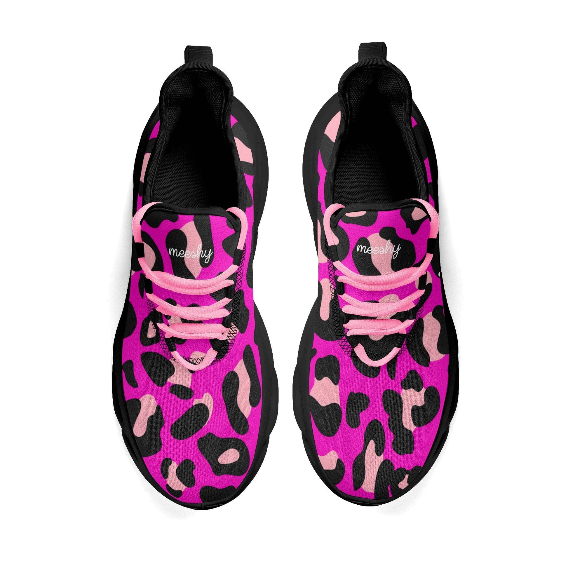 meeshy AIR Athletic Sneaker - Leopard Pink - Damen Sneaker JLR Design