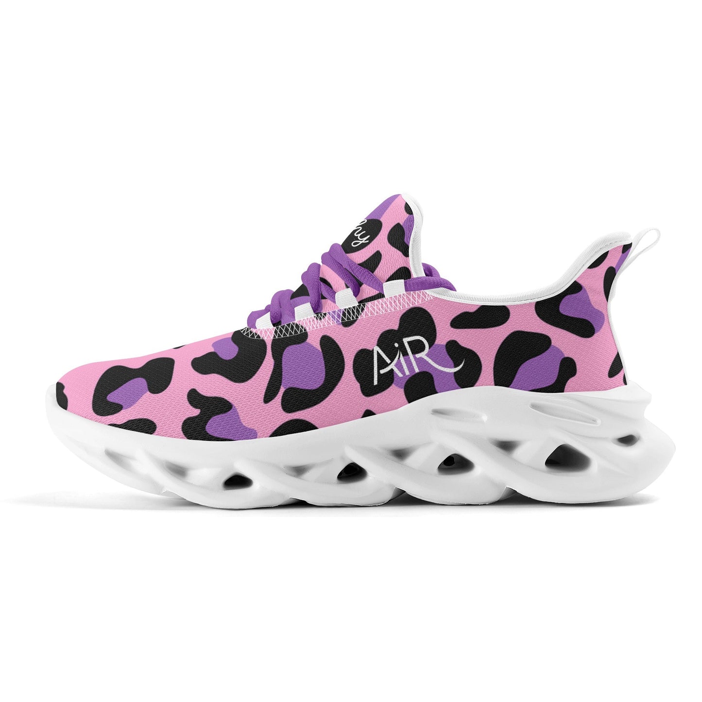 meeshy AIR Athletic Sneaker - Leopard Purple - Damen Sneaker JLR Design