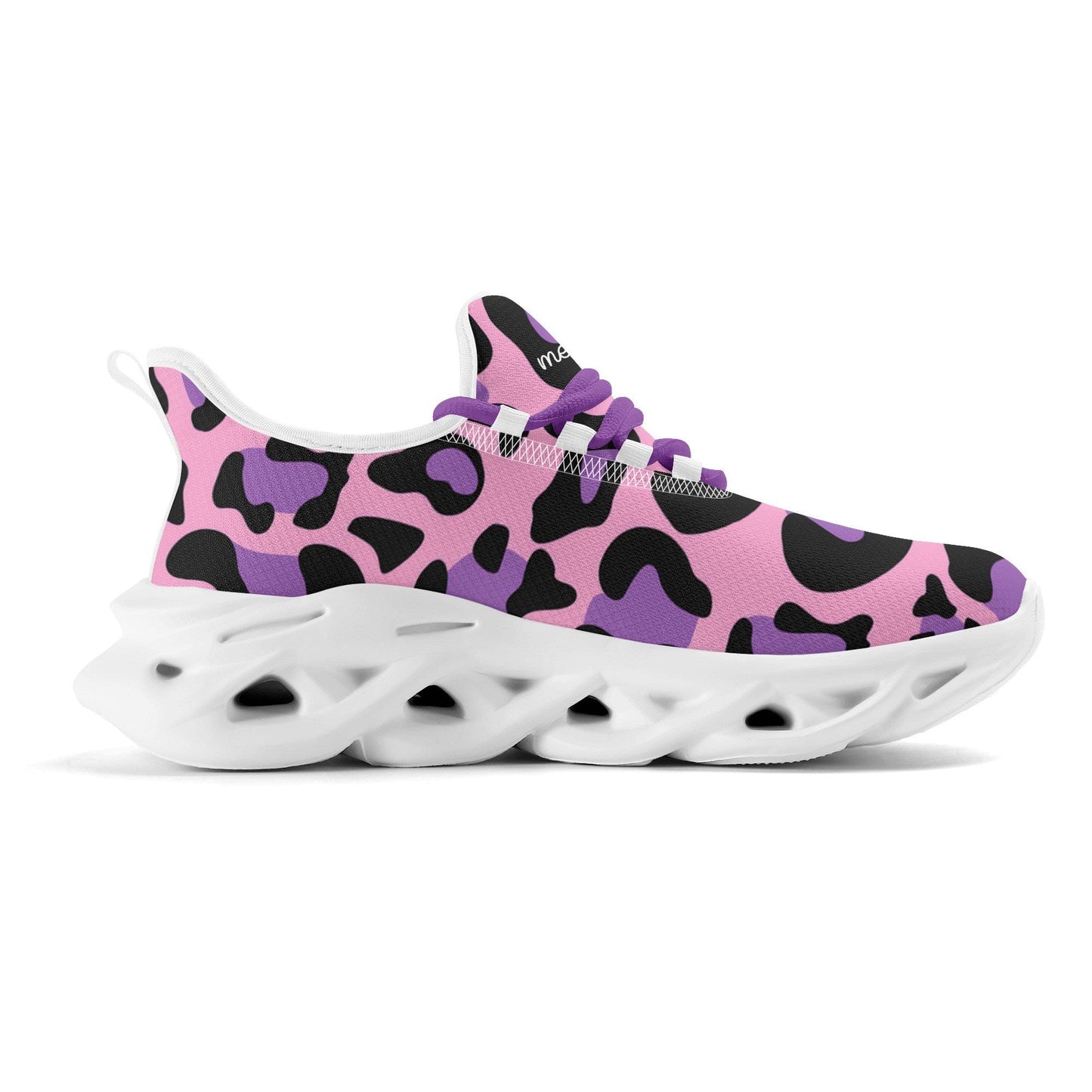 meeshy AIR Athletic Sneaker - Leopard Purple - Damen Sneaker JLR Design