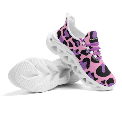 meeshy AIR Athletic Sneaker - Leopard Purple - Damen Sneaker JLR Design