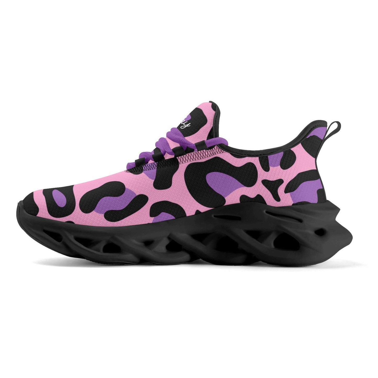 meeshy AIR Athletic Sneaker - Leopard Purple - Damen Sneaker JLR Design