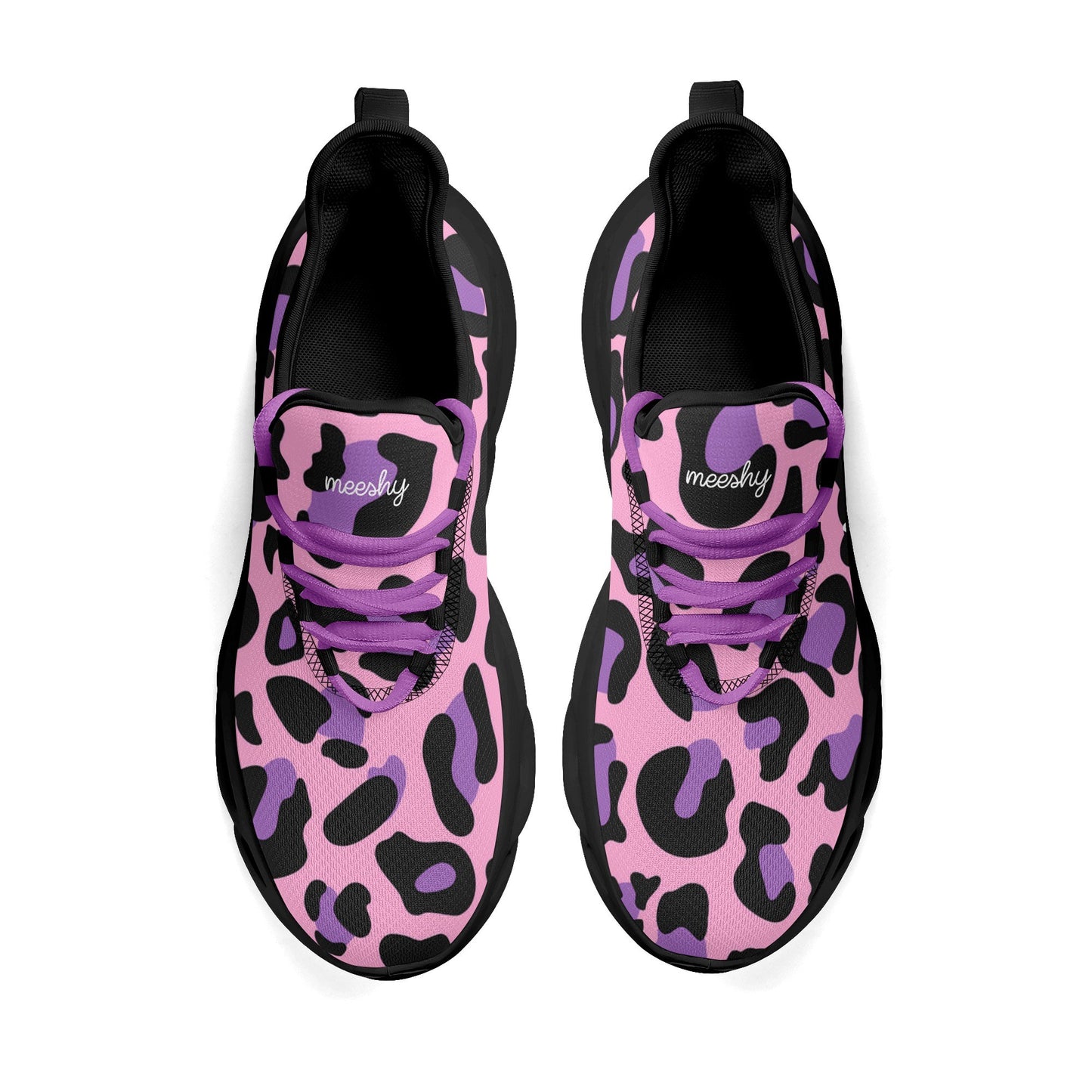 meeshy AIR Athletic Sneaker - Leopard Purple - Herren Sneaker JLR Design