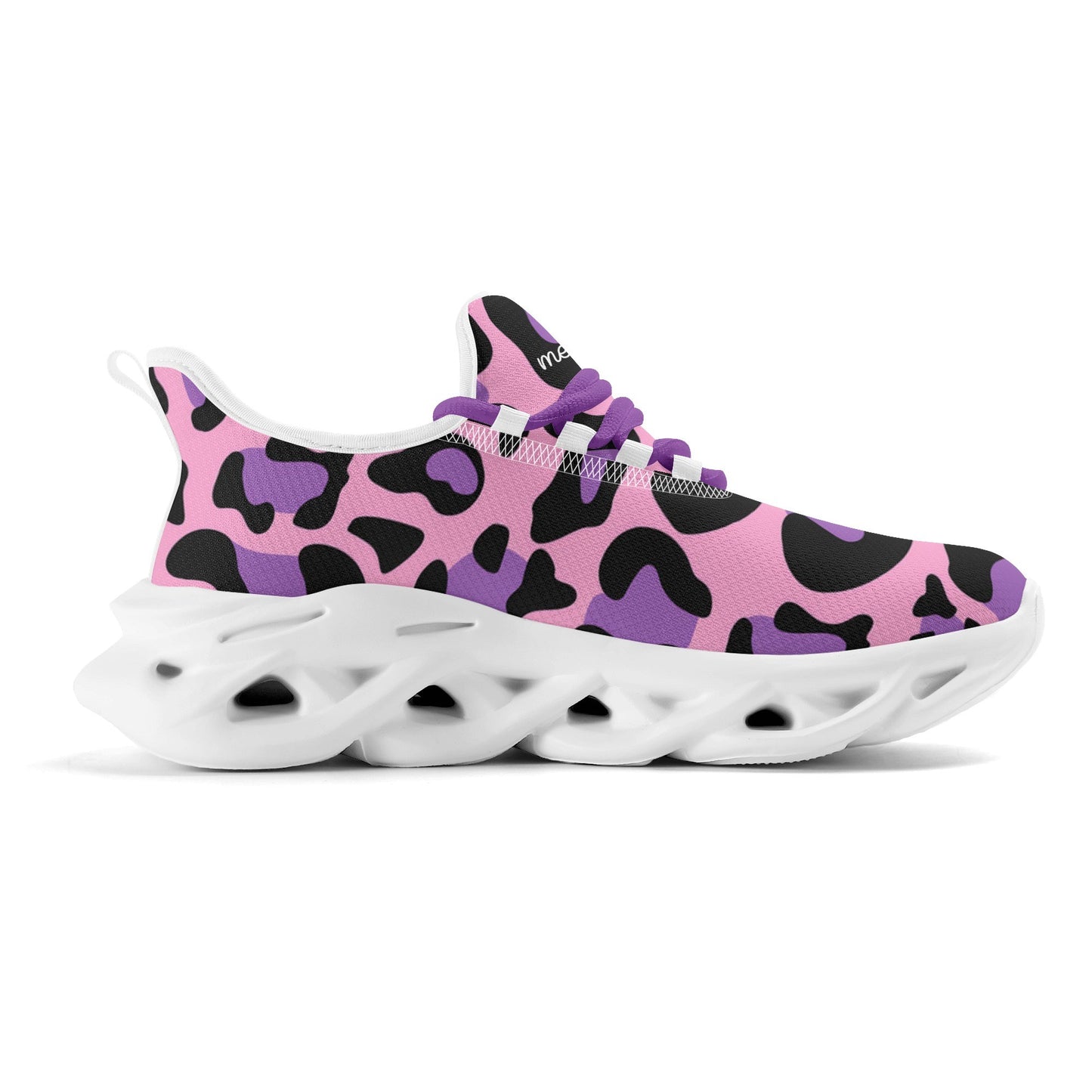 meeshy AIR Athletic Sneaker - Leopard Purple - Herren Sneaker JLR Design