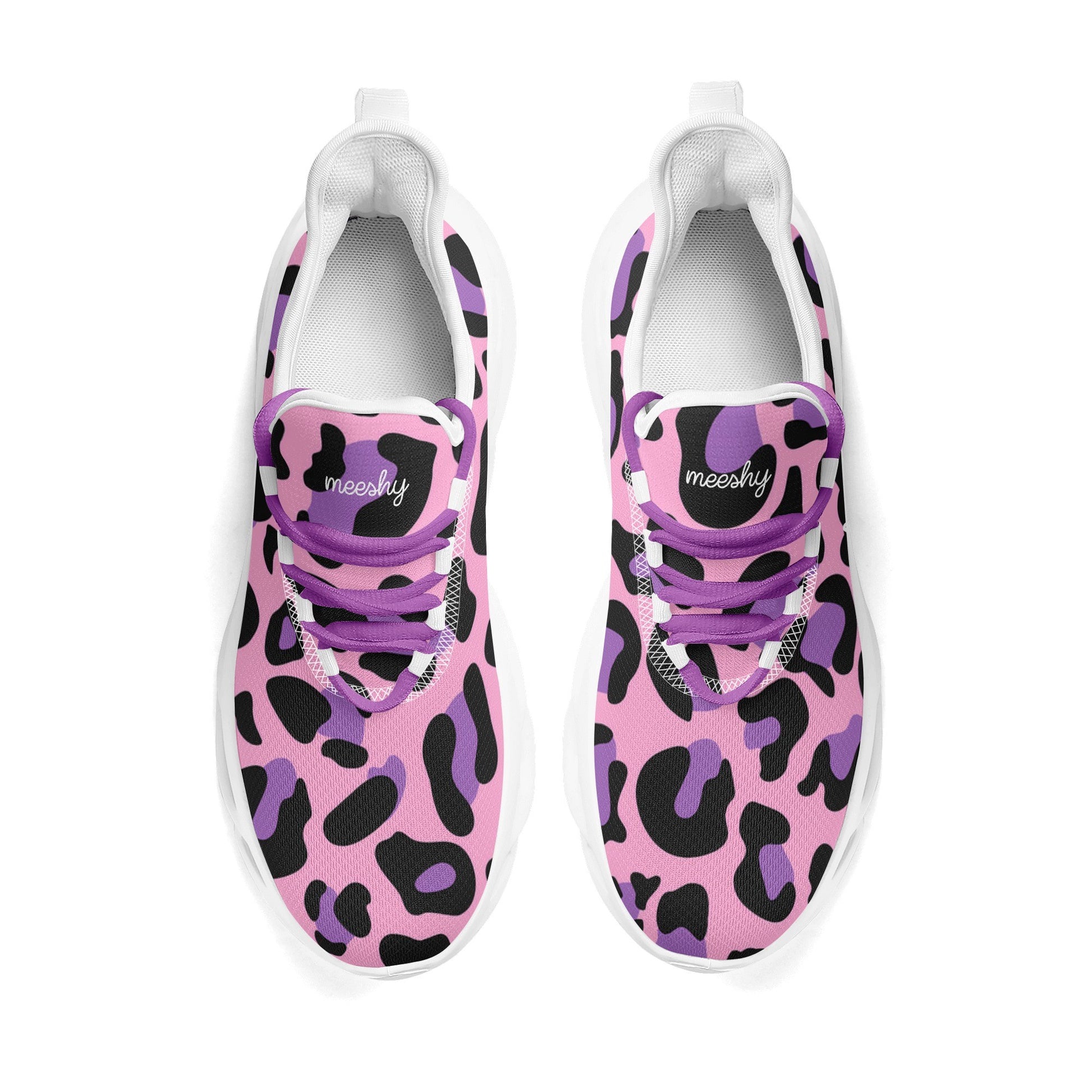 meeshy AIR Athletic Sneaker - Leopard Purple - Herren Sneaker JLR Design