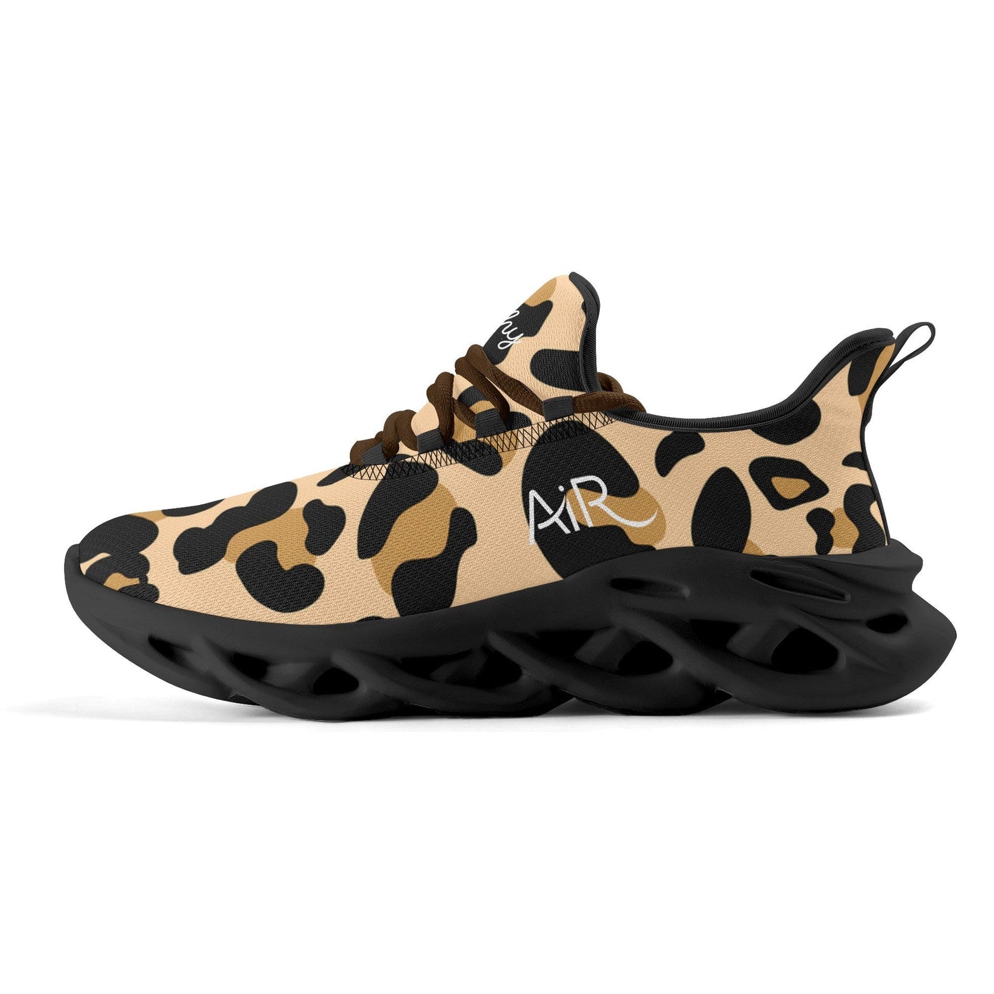 meeshy AIR Athletic Sneaker - Leopard Tan - Damen Sneaker JLR Design