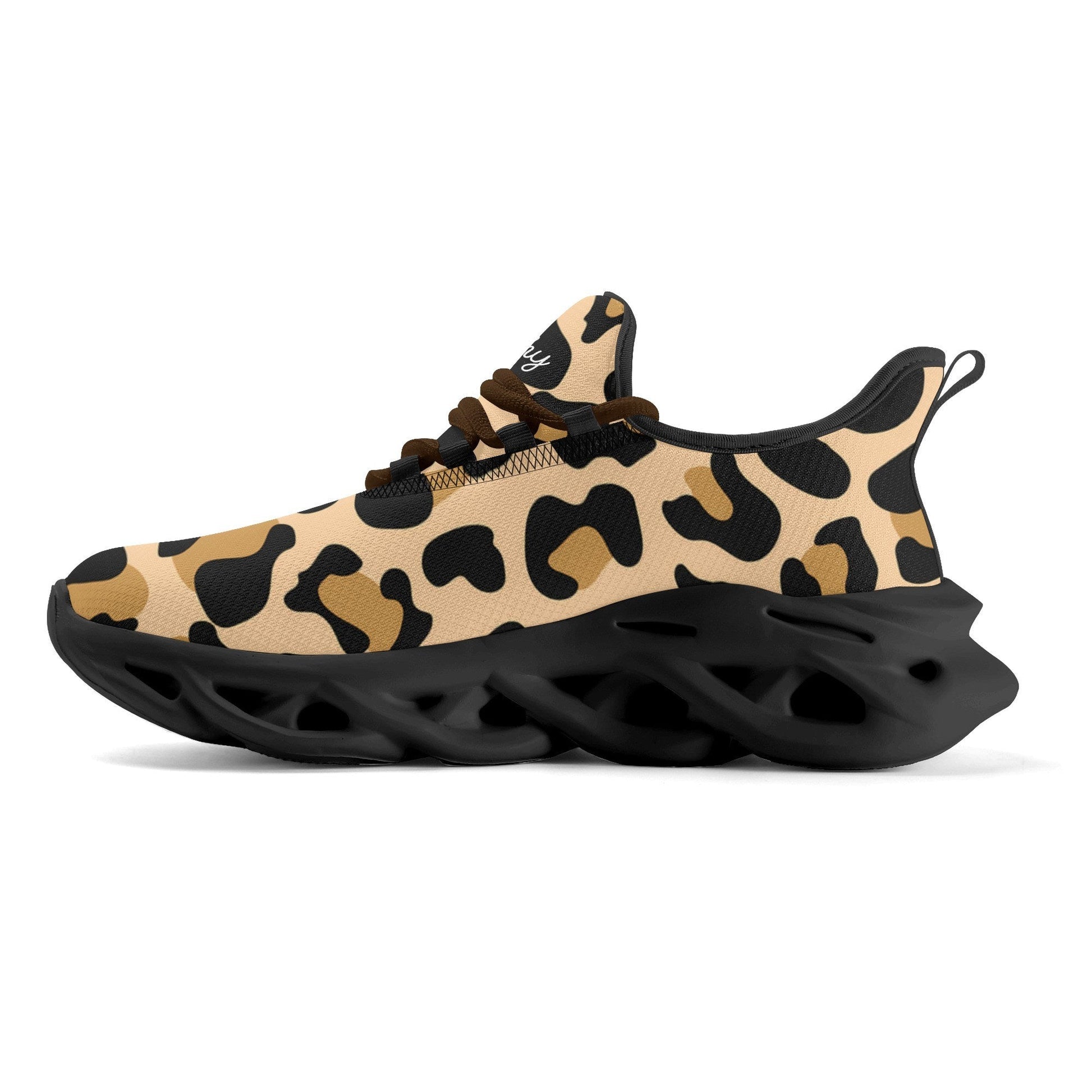 meeshy AIR Athletic Sneaker - Leopard Tan - Damen Sneaker JLR Design
