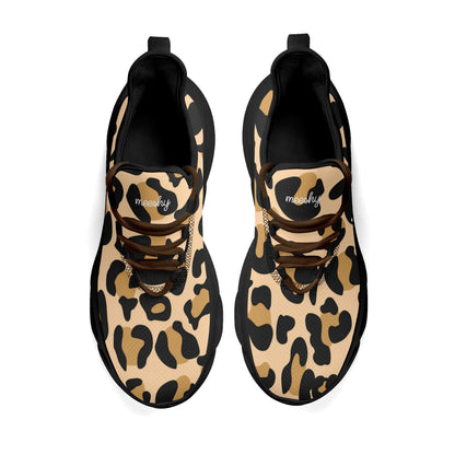 meeshy AIR Athletic Sneaker - Leopard Tan - Damen Sneaker JLR Design