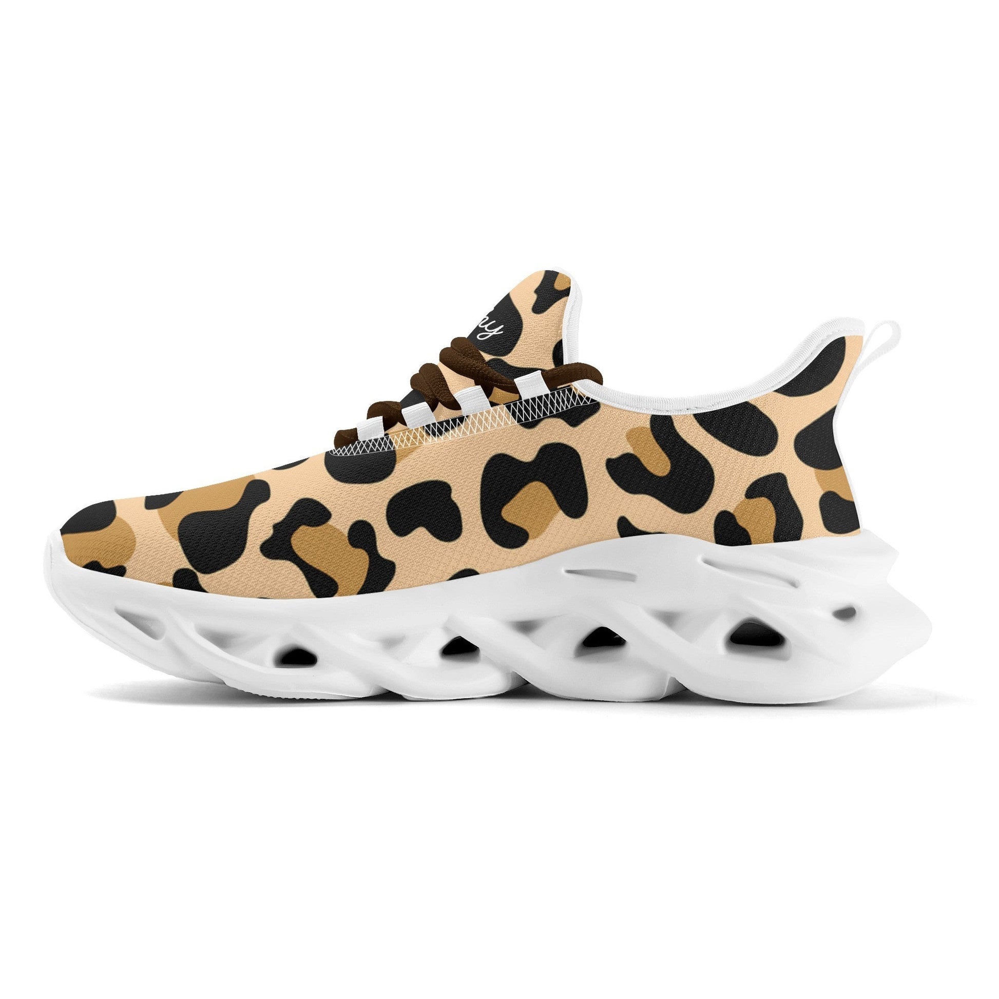 meeshy AIR Athletic Sneaker - Leopard Tan - Damen Sneaker JLR Design