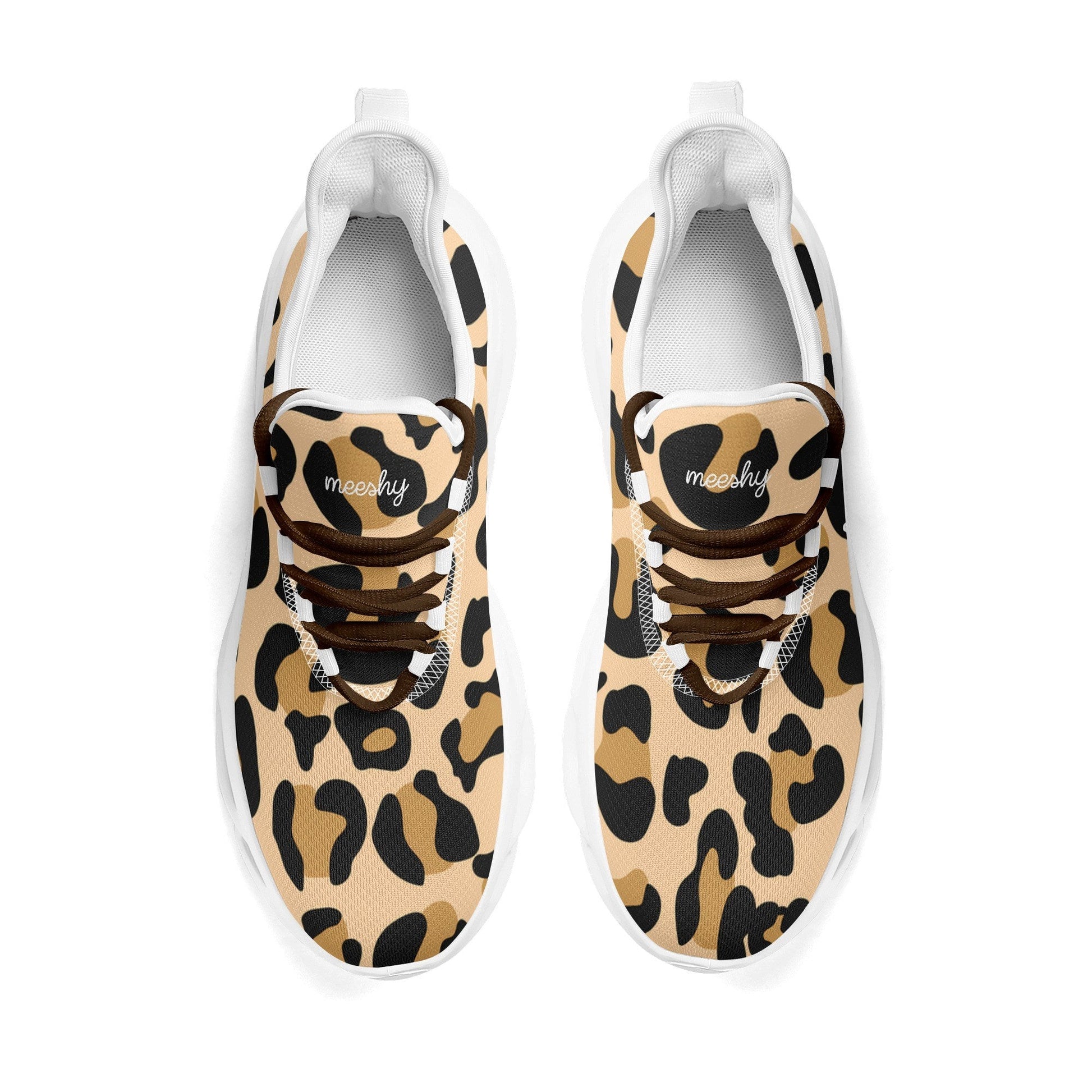 meeshy AIR Athletic Sneaker - Leopard Tan - Damen Sneaker JLR Design