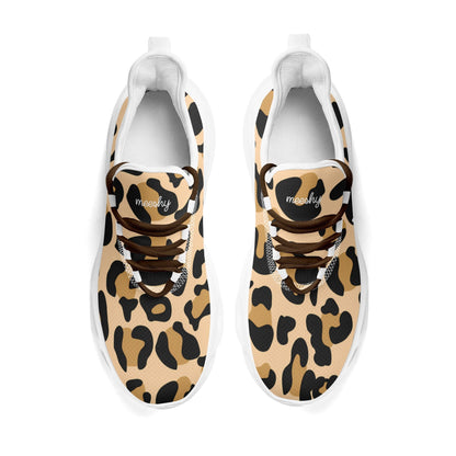meeshy AIR Athletic Sneaker - Leopard Tan - Damen Sneaker JLR Design
