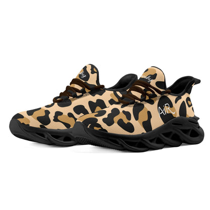 meeshy AIR Athletic Sneaker - Leopard Tan - Damen Sneaker JLR Design